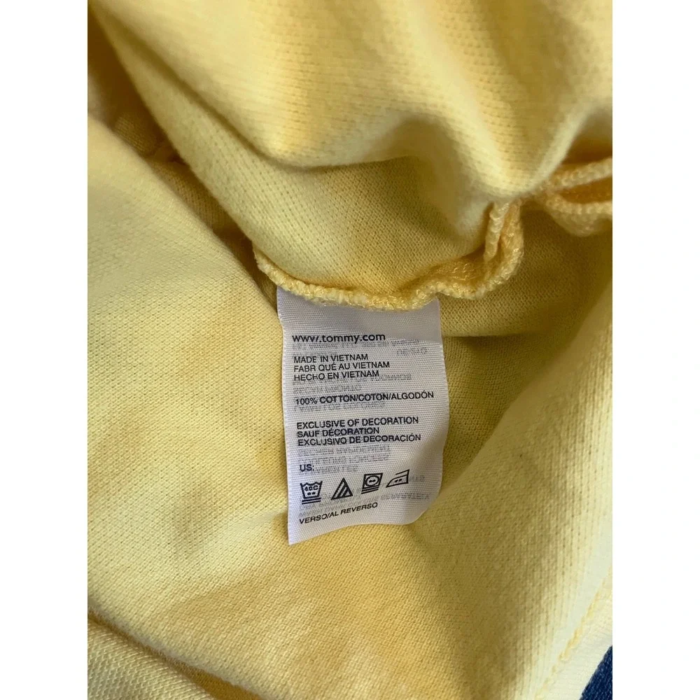 Tommy Hilfiger 2016 Butter Yellow‎ Polo Boys Size Medium 12/14